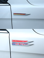 カーステッカー 車用ステッカー ボディステッカー メタルステッカー ペア 2個セット 国旗 自動車用 車用品 カー用品 外装 カーアクセサリー ドレスアップ デコレーション イタリア インドネシア 韓国 オーストラリア ギリシャ アメリカ