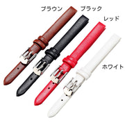 腕時計用ベルト ユニセックス メンズ レディース 8mm 10mm 交換ベルト 替えベルト 付け替え 黒 レザー調