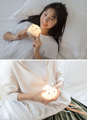 テーブルランプ ナイトライト LED USB充電式 ブタ型 シリコン 柔らかい 3段階 ワンタッチ コードレス 間接照明 ベッドサイドランプ 夜間ライト インテリア照明 リチウム 円形 丸 寝室 卓上 子供部屋 就寝 雰囲気づくり 記念日 誕生日 贈り物 プレゼント