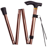杖 ステッキ 折りたたみ 長さ調節可能 伸縮 ストラップ付き 滑り止め付き 握りやすい 女性 男性 持ち運び便利 歩行関連用品 折り畳み ウォーキング 散歩 登山 アウトドア 高齢者 敬老の日 プレゼント ギフト