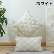 クッションカバー クッション用カバー 45×45cm カバーのみ スクエア型 四角形 正方形 シンプル 格子柄 ソリッドカラー おしゃれ 上品 模様替え イメージチェンジ イメチェン 単品 1枚 カバーだけ ジッパー チャック ファスナー インテリアファブリック 生活雑貨 日用品