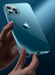 iPhoneケース カバー スマホケース 軽量 薄型 レンズフィルム クリア ソフト TPU 耐衝撃 背面 カメラ保護 指紋防止