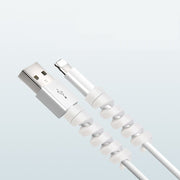 ケーブルプロテクター 充電ケーブル保護カバー 10個セット ケーブルカバー ケーブルガード 断線防止 ツイスト スパイラル くるくる ケーブル保護 USBケーブル 充電ケーブル 家電ケーブル 多用途 シンプル かわいい ソフト やわらかい 灰 黒 ピンク 青 黄 緑