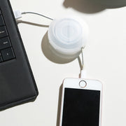ケーブルホルダー コードリール式 巻き取り 充電ケーブル収納 すっきり 便利 絡まない 携帯 持ち運び 整理 アダプター収納 シンプル コンパクト