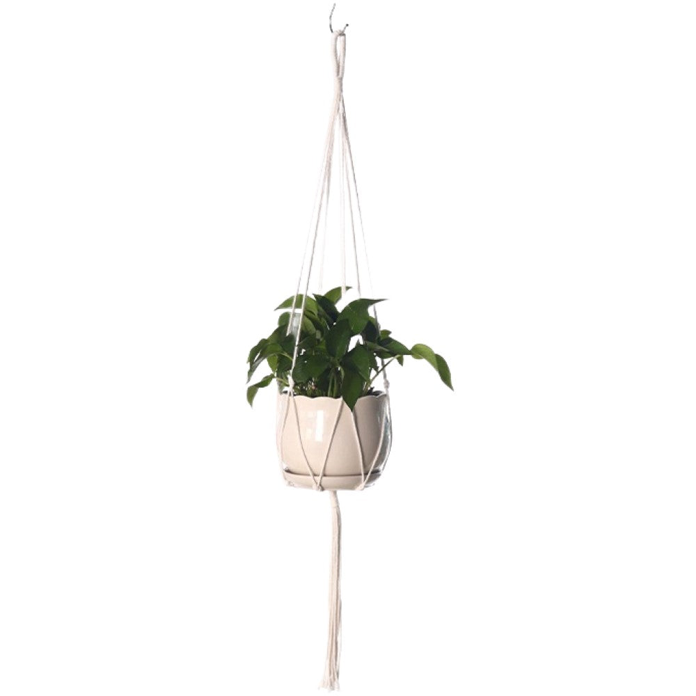 プラントハンガー ハンギングプランター 吊り下げ 植物ハンガーネット 観葉植物 ガーデニング用品 インテリア雑貨 縄 紐 ロープ 吊るす グリーンハンギング ショップ風 カフェ風 おしゃれ かわいい 飾りプランター 屋内 屋外 室内