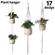 プラントハンガー ハンギングプランター 吊り下げ 植物ハンガーネット 観葉植物 ガーデニング用品 インテリア雑貨 縄 紐 ロープ 吊るす グリーンハンギング ショップ風 カフェ風 おしゃれ かわいい 飾りプランター 屋内 屋外 室内