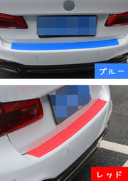 リアバンパーステップガード カー用品 外装モール 外装パーツ リア バンパー プロテクター ガード 傷防止 エアロ保護 荷台 トランク