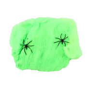 ハロウィン用品 パーティグッズ 2個セット 室内装飾 デコレーション 雑貨 小物 装飾品 飾り ハロウィン 蜘蛛２個付き 蜘蛛の巣 蜘蛛の糸 クモ スパイダー シルエット 透け感 シースルー カラバリ豊富 かわいい おしゃれ 小道具 ふわふわ 白 橙 紫 黒 緑