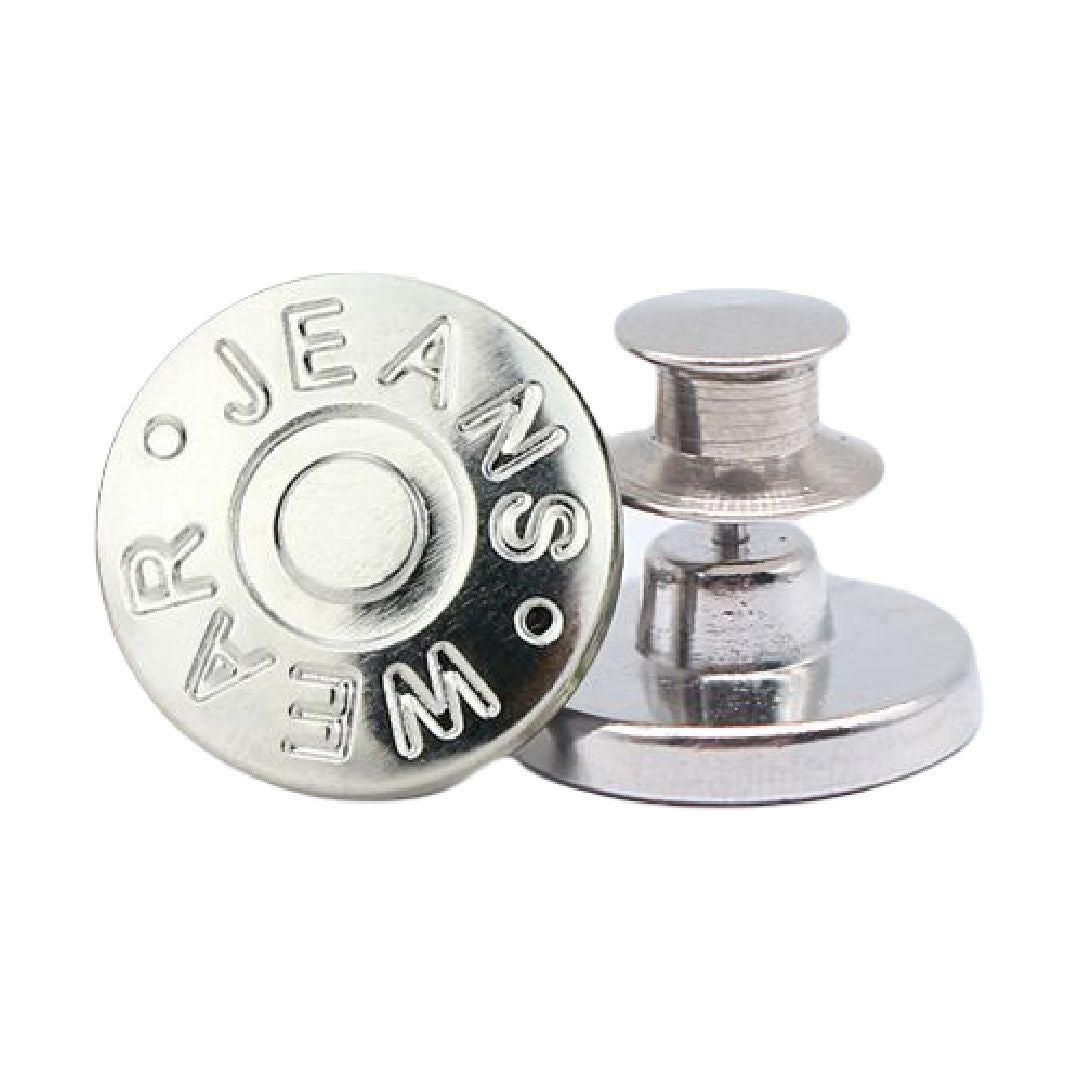 ジーンズボタン 2個セット デニムボタン 17mm タックボタン ウエスト調整 54 バリエーション画像