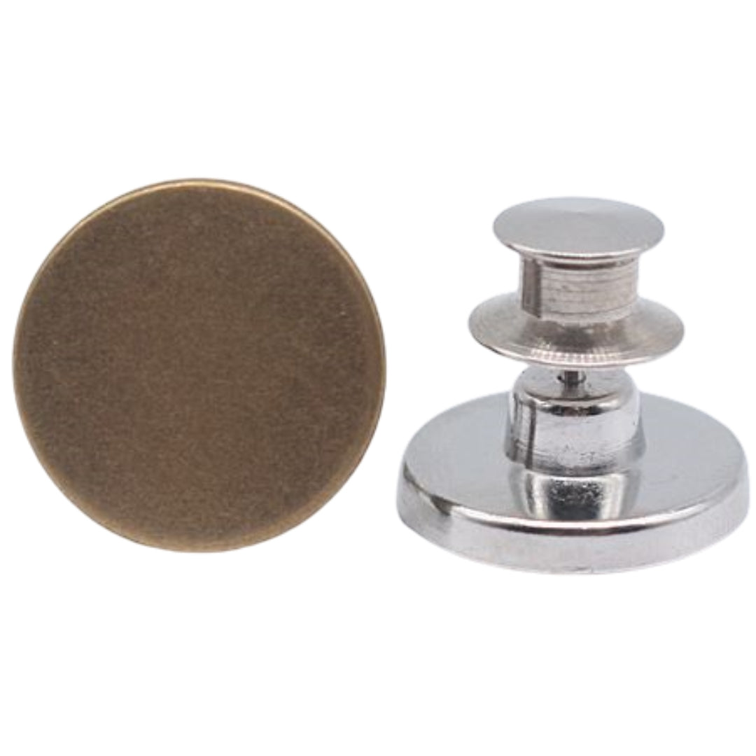 ジーンズボタン 2個セット デニムボタン 17mm タックボタン ウエスト調整 24 バリエーション画像