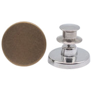 ジーンズボタン 2個セット デニムボタン 17mm タックボタン ウエスト調整 交換 DIY 取付け簡単 お直し 柄入り 付け替え リメイク おしゃれ 手芸 裁縫材料 ハンドクラフト デザイン豊富
