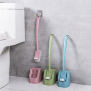 トイレブラシ セット ケース付き 掃除用ブラシ トイレ掃除 スタンド ミニブラシ 収納付き スマート 掃除しやすい 清掃 トイレ用品 便器掃除 隙間 すき間 溝 みぞ 折り返し