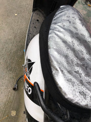 バイクシートカバー 座席カバー 防水 夏 日焼け防止 バイク用 シート 遮熱サンシェード 座席用 スクーター 原付 簡単取り付け バイク防水シートカバー お尻快適 シートクッションバイク