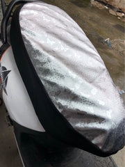 バイクシートカバー 座席カバー 防水 夏 日焼け防止 バイク用 シート 遮熱サンシェード 座席用 スクーター 原付 簡単取り付け バイク防水シートカバー お尻快適 シートクッションバイク