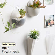 フラワーベース 壁掛け 花瓶 花器 フラワーポット インテリア雑貨 一輪挿し 半球型 クリア 透明 小型 シンプル かわいい おしゃれ コンパクト