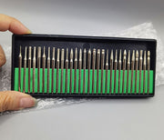 ルーター ビット リュータービット 30本入り 研磨ビット ダイヤモンドビット 研削ヘッド 超硬ドッルビット 研磨用 面取り バリ取り 超硬バー 種類豊富 DIY ドリル