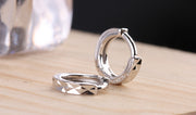 フープピアス レディース アクセサリー リング 輪っか ワンタッチ シンプル ひし形カット 小さめ 大人上品 おしゃれ きれいめ ギフト プレゼント 贈り物 カジュアル デイリー かわいい お出かけ お呼ばれ 女子会 女性用 婦人用 ファッション小物