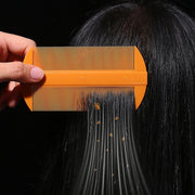 くし ヘアブラシ 梳き櫛 シラミ 卵 駆除 退治 対策 コーム ヘアケア 両面 細かい 高密度 頭ジラミ 髪