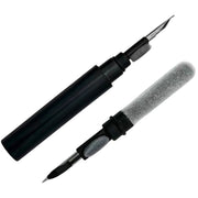 イヤホンクリーナー イヤホンクリーニング ペン型 3in1 クリーニングペン クリーニングツール 掃除 スティック型 マルチクリーナー 掃除ブラシ スポンジ ブラシ 多機能 エアーポッズ ケース ゲーム機 スマホ カメラ キーボード 補聴器 磨く ホコリ取り 汚れ落とし コンパクト 持ち運び 白 黒