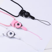 ネックストラップ ストラップ ネックホルダー スマホ スマートフォン 携帯電話 スマホアクセサリー 社員証 カード 首掛け 落下防止 脱着式 シンプル