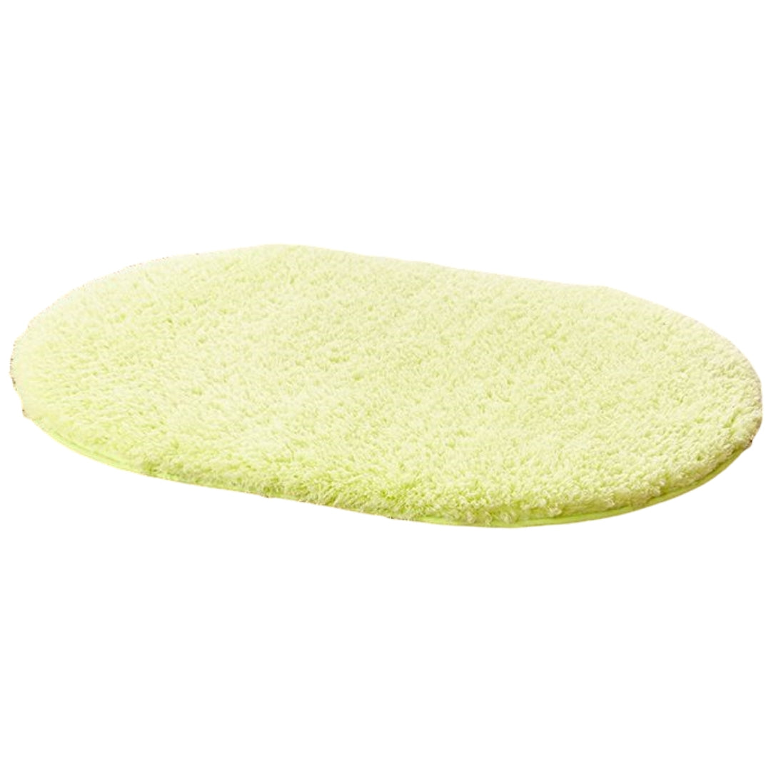 玄関マット フロアマット 室内用 40cm 60cm 楕円 グリーン バリエーション画像