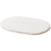 玄関マット フロアマット 室内用 40cm 60cm 楕円 ふわふわ フワフワ トイレマット バスマット 洗面所マット リビング 寝室 脱衣所 滑り止め付き カラバリ豊富 小さめ ホワイト 白 ブラウン 茶 ピンク