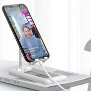 スマホスタンド 折りたたみ式 スマートフォンスタンド スマホホルダー 薄型 コンパクト 持ち運び 携帯電話 置台 卓上 高さ調節可 角度調節可 滑り止め付き 折り畳み 持ち歩き シンプル 便利グッズ スマホアクセサリー スマート 黒 白 ピンク 緑