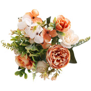 造花 1本 フェイクフラワー フラワーアレンジメント ブーケ 花束 牡丹 薔薇 バラ 飾り 装飾 インテリア アーティフィシャルフラワー アートフラワー 綺麗 写真撮影 フォト 結婚祝い 記念日 母の日 ギフト プレゼント