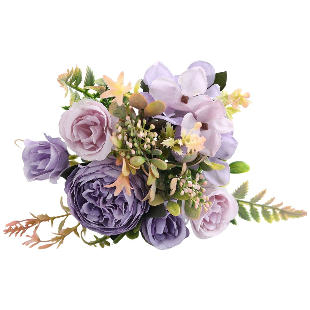 造花 1本 フェイクフラワー フラワーアレンジメント ブーケ 花束 牡丹 薔薇 バラ 飾り 装飾 インテリア アーティフィシャルフラワー アートフラワー 綺麗 写真撮影 フォト 結婚祝い 記念日 母の日 ギフト プレゼント