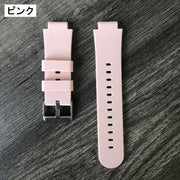 腕時計用ベルト 交換用ベルト 15mm 子供用 キッズ 男の子 女の子 シリコンバンド 付け替え用 取り替え用 無地 シンプル ウォッチベルト 長さ調節可能
