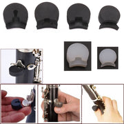 サムレストクッション 単品 クラリネット オーボエ 親指用 楽器 楽器アクセサリー 吹奏楽器アクセサリー 木管楽器用アクセサリー カバー パーツ フィンガーレスト 親指パッド 指保護 ブラック ホワイト
