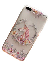 iPhone用カバー iPhone用ケース アイフォン用 シェルケース 保護ケース 保護カバー サボテンの花 ユニコーン フラミンゴ 蓮の花 フラワー ハス 大人可愛い アイフォン X用 7plus用 8plus用 7用 8用 6plus用 6s用 6用 おしゃれ きれいめ かわいい アップル用 APPLE用 apple用
