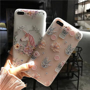 iPhone用カバー iPhone用ケース アイフォン用 シェルケース 保護ケース 保護カバー サボテンの花 ユニコーン フラミンゴ 蓮の花 フラワー ハス 大人可愛い アイフォン X用 7plus用 8plus用 7用 8用 6plus用 6s用 6用 おしゃれ きれいめ かわいい アップル用 APPLE用 apple用