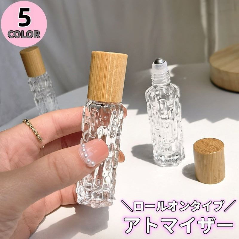 アトマイザー ロールオンタイプ 詰め替え容器 10ml ガラス ミニボトル 商品画像