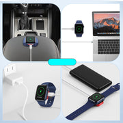 Apple Watch専用 ワイヤレス充電器  アップルウォッチ充電器 マグネット 置くだけ TypeC Lightning 持ち運び 携帯 キーホルダー 旅行 出張 軽量 コンパクト 簡単 便利 ワイヤレスチャージャー スマホ関連アクセサリー