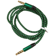 オーディオケーブル ステレオミニプラグ オス-オス 3.5mm 長さ1m 3極 変換 AUX 金メッキ端子 パソコン スマホ タブレット