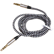 オーディオケーブル ステレオミニプラグ オス-オス 3.5mm 長さ1m 3極 変換 AUX 金メッキ端子 パソコン スマホ タブレット