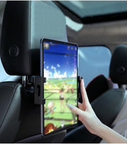 車用スマホホルダー タブレットホルダー カー用品 車内 ヘッドレスト 取付 伸びる 後部座席 360度 コンパクト 折りたたみ そのまま充電 角度調節