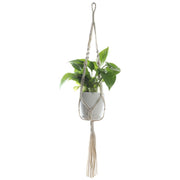 プラントハンガー ハンギングプランター 吊り下げ 植物ハンガーネット 観葉植物 ガーデニング用品 インテリア雑貨 マクラメ編み ナチュラル 縄 ロープ 吊るす グリーンハンギング ショップ カフェ おしゃれ かわいい 飾りプランター 屋内 屋外 室内