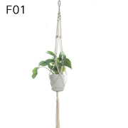 プラントハンガー ハンギングプランター 吊り下げ 植物ハンガーネット 観葉植物 ガーデニング用品 インテリア雑貨 マクラメ編み ナチュラル 縄 ロープ 吊るす グリーンハンギング ショップ カフェ おしゃれ かわいい 飾りプランター 屋内 屋外 室内