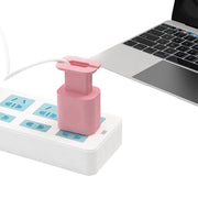 Apple製品用充電アダプターカバー スマホ用品 PC用品 ホワイト ブラック シリコン ケーブル巻き取り 傷防止 落下保護