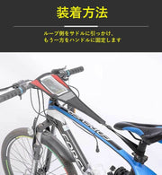 自転車用スウェットカバー スウェットガード 自転車用アクセサリー サイクリング トレーニング スマホポケット付き 吸汗性 汚れ防止 マウンテンバイク ロードバイク 室内バイク 便利 簡単 シンプル 赤 緑 青