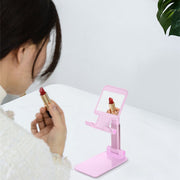 スマホスタンド スマホホルダー 角度調整 伸縮 折りたたみ 持ち運び 滑り止め タブレット 携帯 スマートフォン 卓上