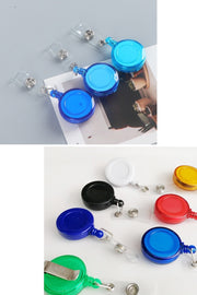 リールキークリップ 単品 1個 名札リール 伸縮性 伸びる カードリール スナップボタン バンドタイプ リールキーホルダー IDカード パスケース 定期入れ ICカードケース シンプル おしゃれ かわいい 便利