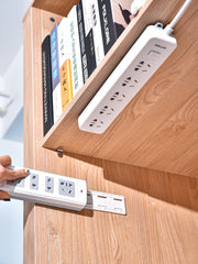 電源タップホルダー 5個セット スライド式 壁掛け 粘着テープ 取り付け 固定 収納 固定 テープ 貼り付け リモコン 収納 簡単 便利 スタイリッシュ すっきり アイデアグッズ ホワイト 白
