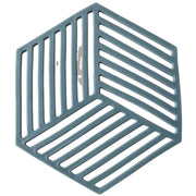 コースター 同色2個セット コップ置き キッチン用品 キッチングッズ 滑り止め 防水 衛生的 六角形 三角形 無地 単色 お洒落 可愛い シンプル クール ブラック ホワイト 黒 白
