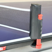 卓球ネット ポータブル ロールタイプ 家庭用 練習用 ピンポン スポーツ用品 レジャー テーブルが卓球台に 巻き取り式 伸縮 持ち運び 簡単 設置 グループ 友達 家族 室内 遊び 旅行 イベント 子供 大人 楽しめる インドア