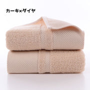 フェイスタオル タオル 厚手 ドット ライン バス用品 お風呂用品 バスグッズ お風呂グッズ 吸水 シンプル アクセント かわいい