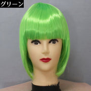 フルウィッグ レディース かつら ショートボブ ストレート 前髪ぱっつん エクステンション つけ毛 コスプレ 小顔効果 イメチェン