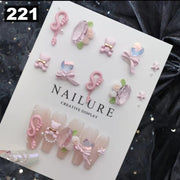 ネイルパーツ セット ラインストーン リボン 蝶 キラキラ ネイルアート用品 ネイルデコレーション ビジュー ハンドメイド パーツ デコ デザイン豊富 可愛い おしゃれ